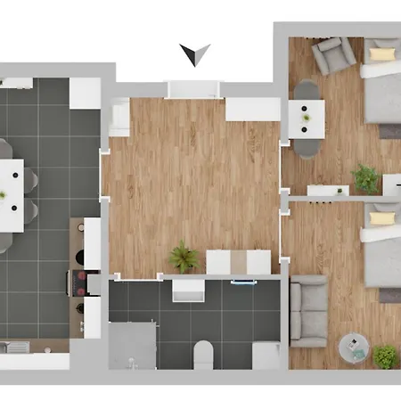 Апартаменты Im Zentrum Von Бохум